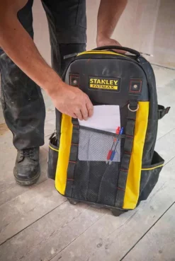 STANLEY - Sac à Dos Porte-Outils Avec Roulettes Et Poignée Télescopique -Scheppach Soldes Magasin 1 79 215 Stanley fatmax sac de chantier