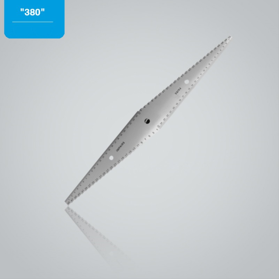 LEMAN - Réglet De Toupilleur 500 X 65 X 2 Mm Gradué Recto-verso 1 LEMAN - Réglet De Toupilleur 500 X 65 X 2 Mm Gradué Recto-verso