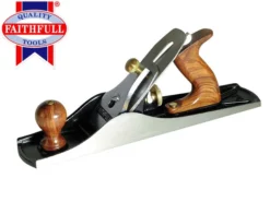 Faithfull - Grand Rabot à Main Professionnel En Fonte N°5, 355 X 60 Mm Largeur Fer : 50 Mm (coffret Bois)