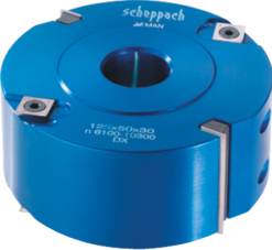 Scheppach Porte-outils à Feuillurer à Plaquettes Carbure Interchangeables