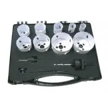 LEMAN - Coffret 9 Trépans HSS Bi-Métal "maintenance"