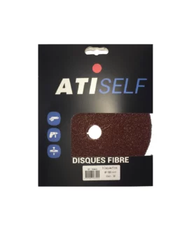 ATI Abrasifs Techniques Industri ATI - Disque Fibre Ø180mm Pour Le Bois Et Métal En Grain De 36, 80 Et 120