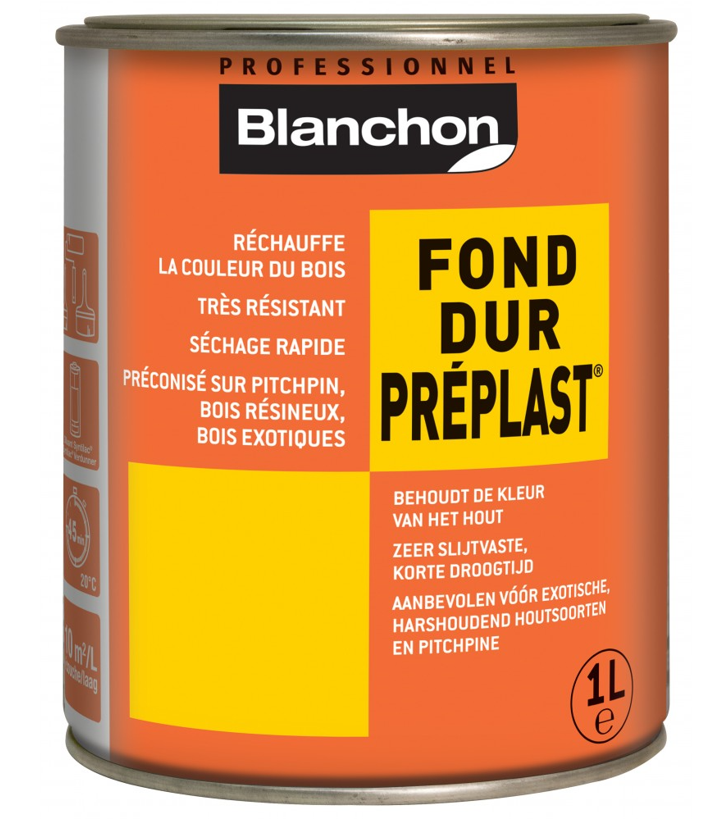 BLANCHON - Fond Dur Preplast - Primaire Universel Avant Toutes Finitions - 1 Litre 1 BLANCHON - Fond Dur Preplast - Primaire Universel Avant Toutes Finitions - 1 Litre