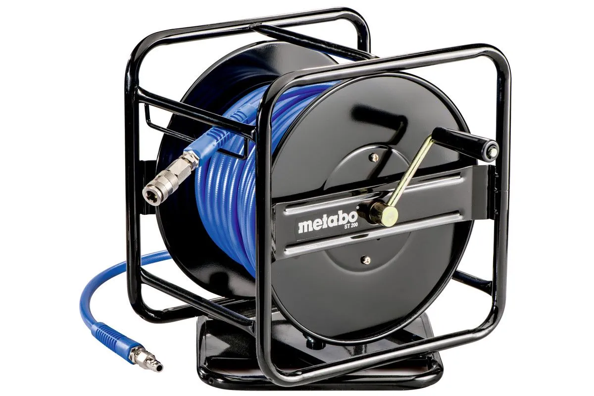 METABO - ST 200 Enrouleur De Flexible - Longueur 30m - 12 Bar 1 METABO - ST 200 Enrouleur De Flexible - Longueur 30m - 12 Bar
