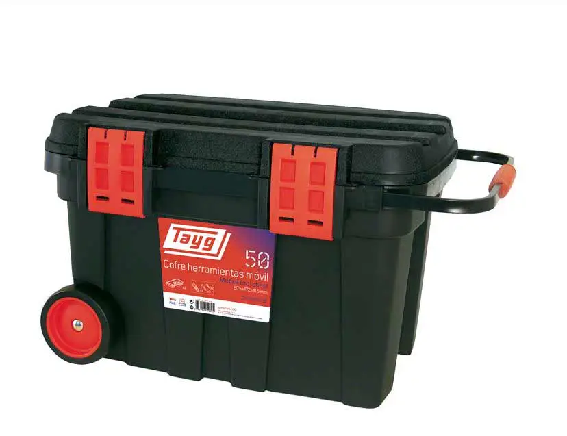 TAYG - Coffre De Chantier Roulant XL (775 X 472 X 493 Mm) 2 TAYG - Coffre De Chantier Roulant XL (775 X 472 X 493 Mm) – Image 2