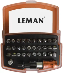 LEMAN - Coffret Embouts De Vissage - 32 Pièces