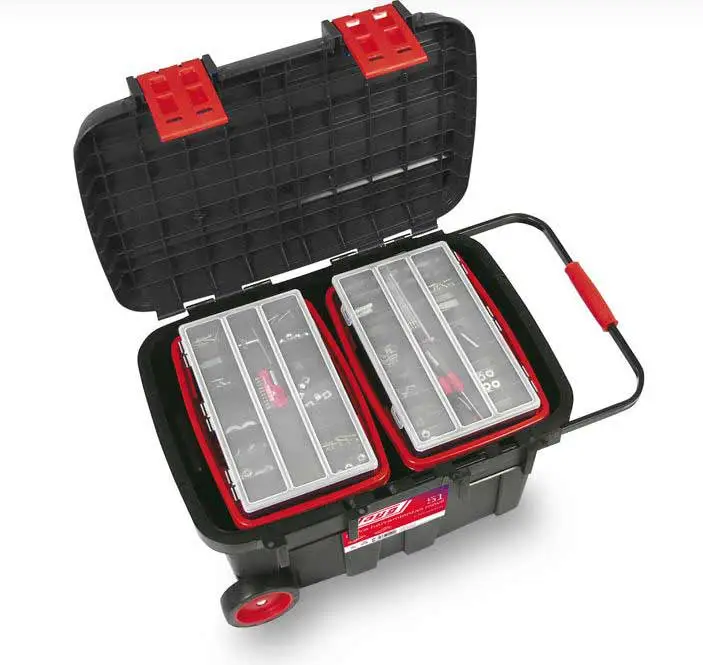 TAYG - Coffre De Chantier Roulant XL (775 X 472 X 493 Mm) 4 TAYG - Coffre De Chantier Roulant XL (775 X 472 X 493 Mm) – Image 4