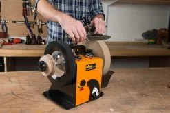 TRITON - TWSLKJ - Gabarit D'Affûtage Pour Couteaux Longs -Scheppach Soldes Magasin Dispositif pour Couteaux Longs pour affuteuse Triton