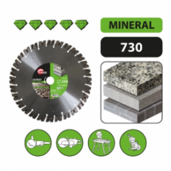 LEMAN - 730 - Disque Diamant Segments Granit, Pierre Naturelle