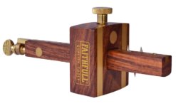 FAITHFULL - Trusquin D'ébéniste à Réglage Micrométrique - Capacité Max : 120 Mm