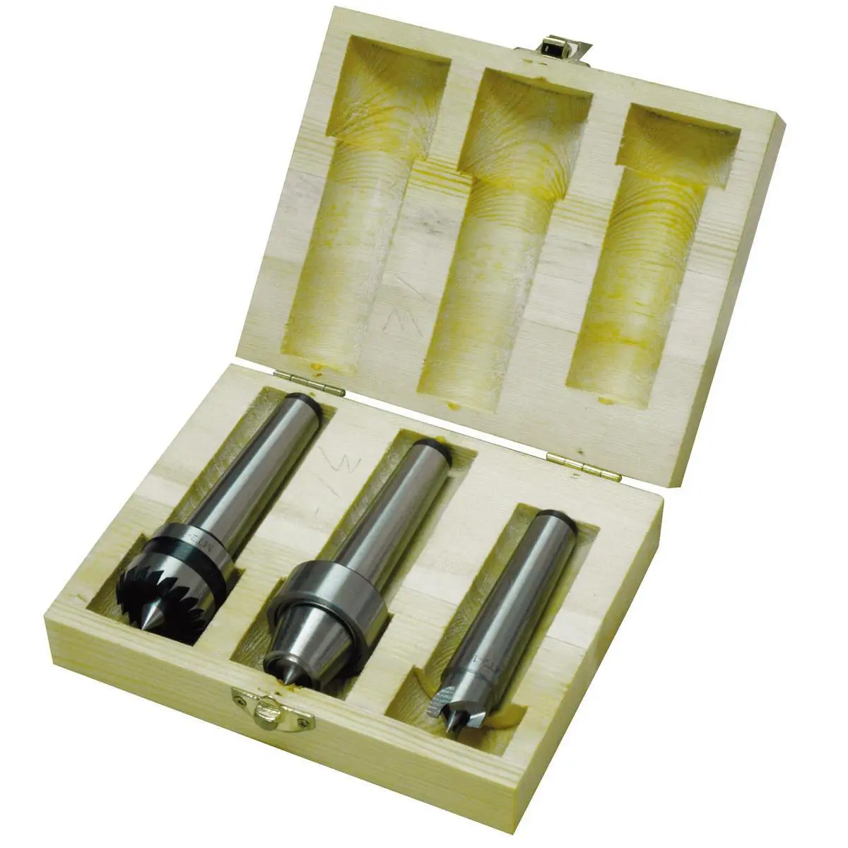 HOLZMANN - MS3TLG - Coffret De 3 Pointes De Tournage CM2 - 2 Griffes Et 1 Contre-pointe 2 HOLZMANN - MS3TLG - Coffret De 3 Pointes De Tournage CM2 - 2 Griffes Et 1 Contre-pointe – Image 2