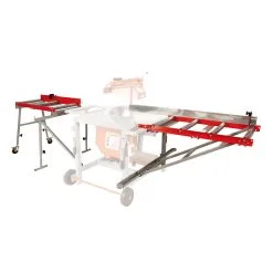 HOLZMANN - TS400ZAL - Extensions De Table à Rouleaux Pour Scie De Chantier TS400