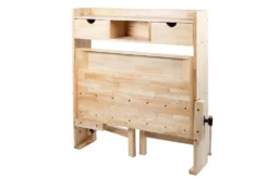 HOLZMANN - WB123A - Établi De Menuisier 1230 Mm Pliable, En Bois D'hévéa -Scheppach Soldes Magasin HOLZMANN WB123A etabli de menuisier 1230 mm pliable en b 2