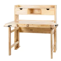 HOLZMANN - WB123A - Établi De Menuisier 1230 Mm Pliable, En Bois D'hévéa