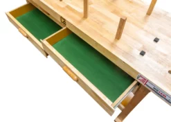 HOLZMANN - WB162L - Établi Bois Massif - 1640 Mm - 4 Tiroirs - Charge 150 Kg 3 HOLZMANN - WB162L - Établi Bois Massif - 1640 Mm - 4 Tiroirs - Charge 150 Kg -Scheppach Soldes Magasin HOLZMANN WB162L etabli Bois massif 1640 mm 4 Tiroirs Cha 1