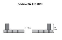 HOLZPROFI - DW-KIT-MINI Coffret Mandrin 4 Mors ø 70 Mm + Bague 1" X 8 TPI à M33 X 3,5 Mm -Scheppach Soldes Magasin HOLZPROFI Coffret mandrin o70mm DW KIT MINI 3