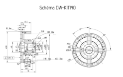 HOLZPROFI - DW-KIT140 Coffret Mandrin 4 Mors & Accessoires -Scheppach Soldes Magasin HOLZPROFI DW KIT140 Coffret mandrin 4 mors Accessoires D