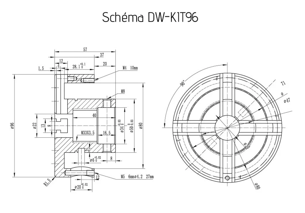 HOLZPROFI - DW-KIT96 Coffret Mandrin 4 Mors & Accessoires 3 HOLZPROFI - DW-KIT96 Coffret Mandrin 4 Mors & Accessoires – Image 3