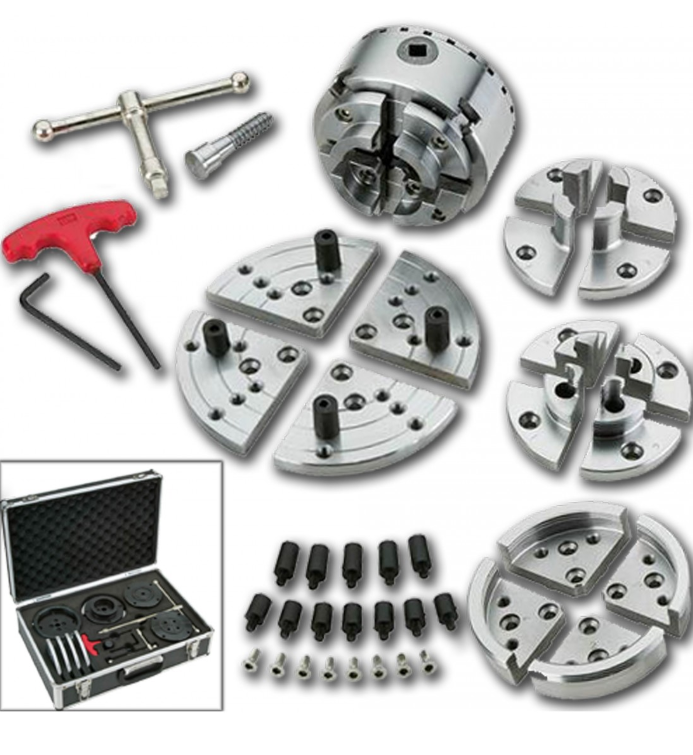 HOLZPROFI - DW-KIT96 Coffret Mandrin 4 Mors & Accessoires 1 HOLZPROFI - DW-KIT96 Coffret Mandrin 4 Mors & Accessoires