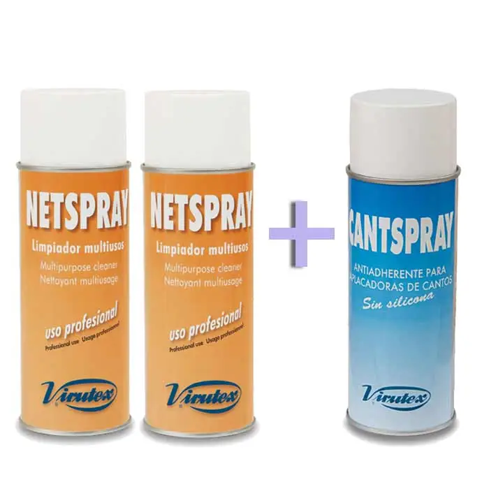 Kit De Nettoyage Nettoyeur Universel Netspray Et Anti-adhérent Cantspray - Virutex 1 Kit De Nettoyage Nettoyeur Universel Netspray Et Anti-adhérent Cantspray - Virutex