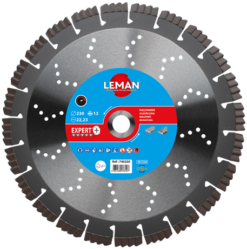 LEMAN - 740 - Disque Diamant Segments Béton Armé, Granit (différents Diamètre Disponibles)