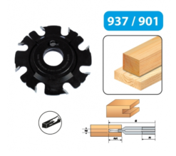 LEMAN - Fraise à Rainer 8 Coupes Extensible De 5 A 9,5mm - Alésage 30 4 LEMAN - Fraise à Rainer 8 Coupes Extensible De 5 A 9,5mm - Alésage 30 -Scheppach Soldes Magasin Leman Fraise a rainer 8 coupes extensible de 5 a 9 5mm e