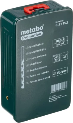Scheppach Soldes Magasin -Scheppach Soldes Magasin METABO 627152000 Coffret de 25 forets HSS R SP 627152000 1