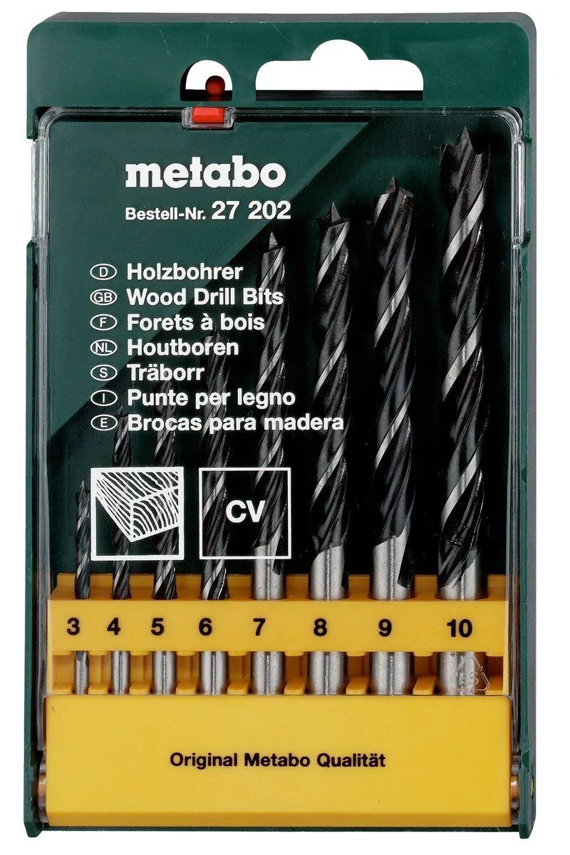 METABO - 627202000 Coffret De 8 Mèches à Bois 1 METABO - 627202000 Coffret De 8 Mèches à Bois