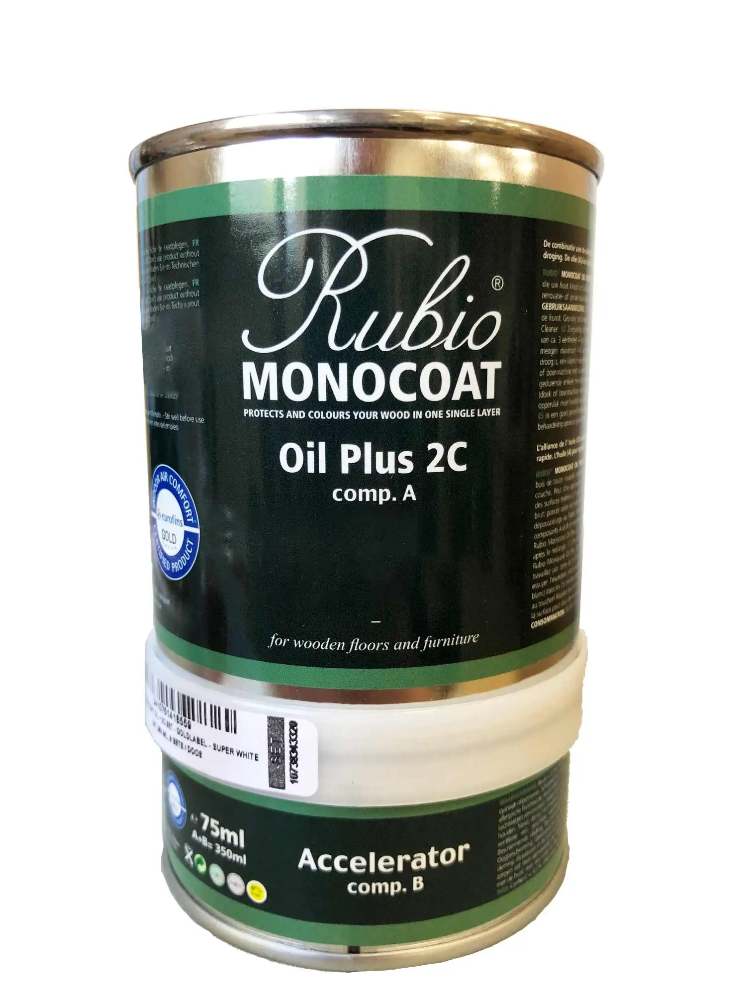 RUBIO MONOCOAT Oil + 2C Set - Intérieur - COULEURS (Pigmentée) Huile Bois Monocouche Ecologique & Accélérateur 2 RUBIO MONOCOAT Oil + 2C Set - Intérieur - COULEURS (Pigmentée) Huile Bois Monocouche Ecologique & Accélérateur – Image 2