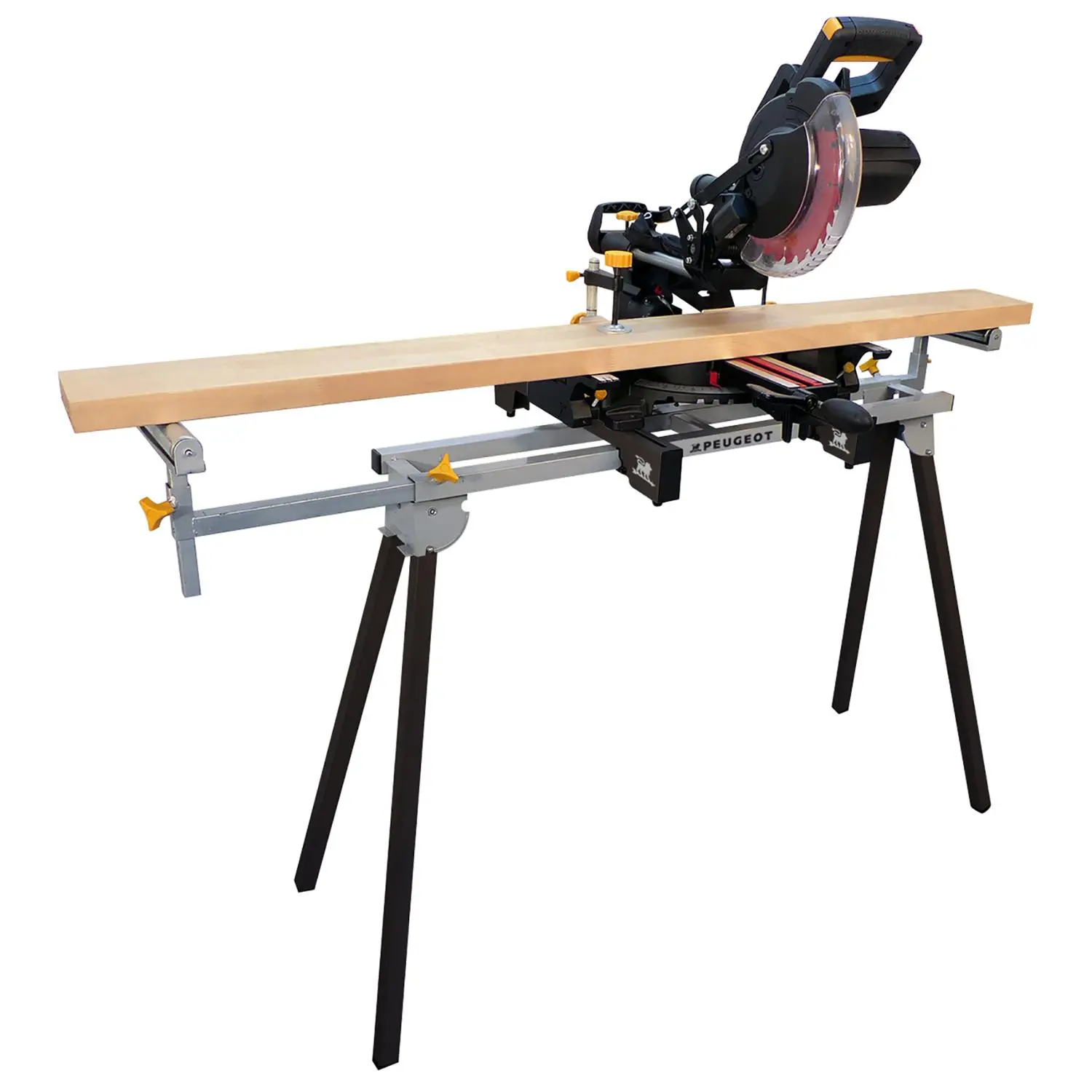 PEUGEOT - EnergyStand-189R Support De Scie Universel Hauteur 880 Mm, Largeur 1000 Mm, Système Pliant 3 PEUGEOT - EnergyStand-189R Support De Scie Universel Hauteur 880 Mm, Largeur 1000 Mm, Système Pliant – Image 3