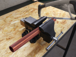 PEUGEOT - EBT200 Etau D'établi Pivotant En Fonte GS Et Acier 200 Mm -Scheppach Soldes Magasin PEUGEOT Etau d etabli pivotant EBT 200 100715 2