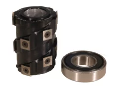 KWO - Porte-outils Hélicoïdal à Plaquettes Pour Calibrer, Chantourner Et Dresser Ø 62 Mm - Hauteur 60 - Alésage 30