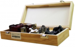 HOLZMANN - UNISET60 - Porte-outil Universel Pour Toupie Alésage 30 - Hauteur 60 + 6 Fers Et Contre-fers -Scheppach Soldes Magasin Porte outil 2