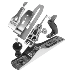 STANLEY - Rabots D'établi Bailey 7 STANLEY - Rabots D'établi Bailey -Scheppach Soldes Magasin Reglage de la lumiere et contre fer ameliorant l evacuat