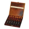 HOLZMANN - SCH6TLG Coffret De 6 Gouges De Tournage Longueur 185 Mm