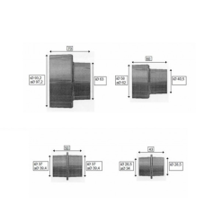 SCHEPPACH - Jeu De 4 Buses D'aspiration -Scheppach Soldes Magasin SCHEPPACH Jeu de 4 buses d aspiration 75200703 3