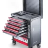 JET - TT-412WKS - Servante D'Atelier Mobile Workstation Avec Paroi Coulissante Et 412 Outils - 835 X 540 X 980 Mm