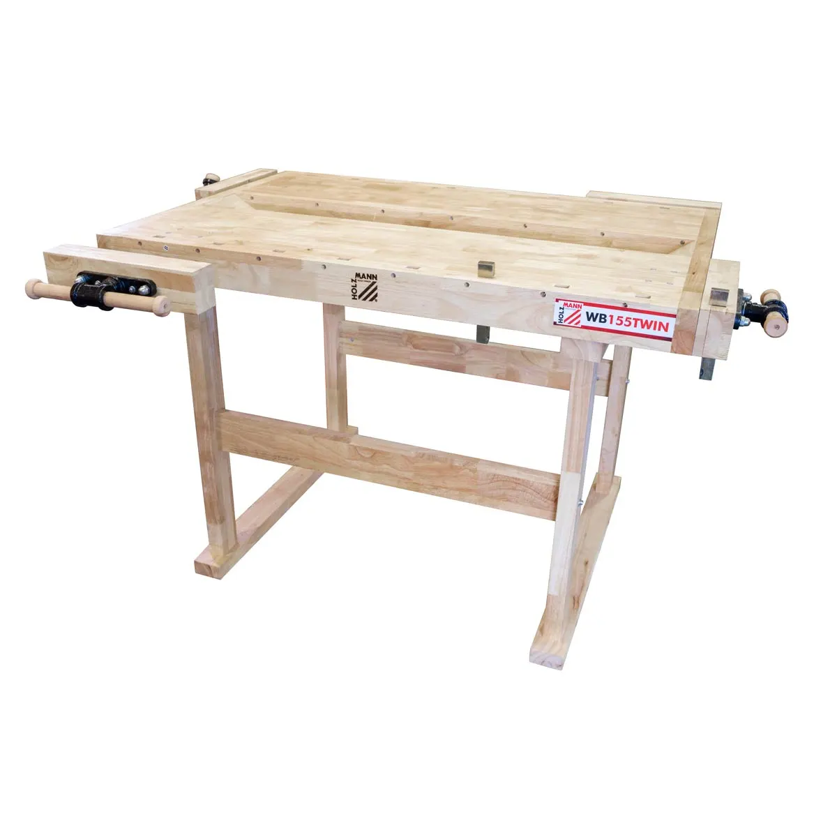 HOLZMANN - WB155TWIN - Établi Double Surface De Travail 1550 Mm 1 HOLZMANN - WB155TWIN - Établi Double Surface De Travail 1550 Mm