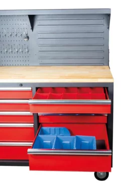 HOLZMANN - WEWA2130 - Servante D'Atelier 2115 X 490 X 1438 Mm -Scheppach Soldes Magasin WEWA2130 Servante d Atelier avec tiroirs