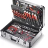JET - Y-118WB - Coffret De 118 Outils Spéciaux Pour Le Bois-Menuiserie (Rabot, Clés, Mèches, Scie, équerre, Niveau, Pinces Etc.)