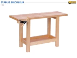 ETABLIS FRANCOIS - EB Établi Bricoleur Avec Presse Avant Horizontale PH24