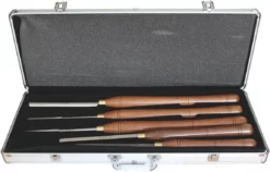 LEMAN - Coffret De 5 Outils De Tournage En Acier HSS