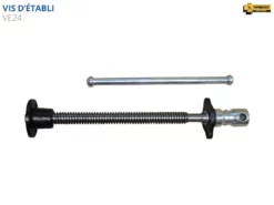 ETABLIS FRANCOIS ÉTABLIS FRANÇOIS - ESCV Établis Sculpteur / Luthier Avec Presse Avant Verticale VE24 -Scheppach Soldes Magasin eTABLIS FRANcOIS ESCV etabli sculpteur avec presse verti 2