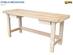 ETABLIS FRANCOIS ÉTABLIS FRANÇOIS - MCN Etabli Mécanicien De Qualité Professionnelle Avec Largeur Plateau 700 Mm Et 2 Tiroirs -Scheppach Soldes Magasin eTABLIS FRANcOIS MCN Etabli mecanicien de qualite profes 1